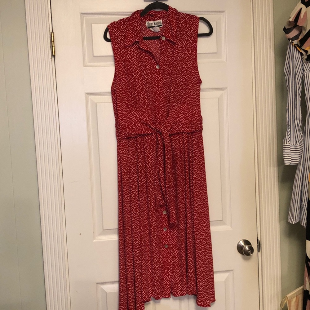 Sheri Martin Red Polka Dot Dress